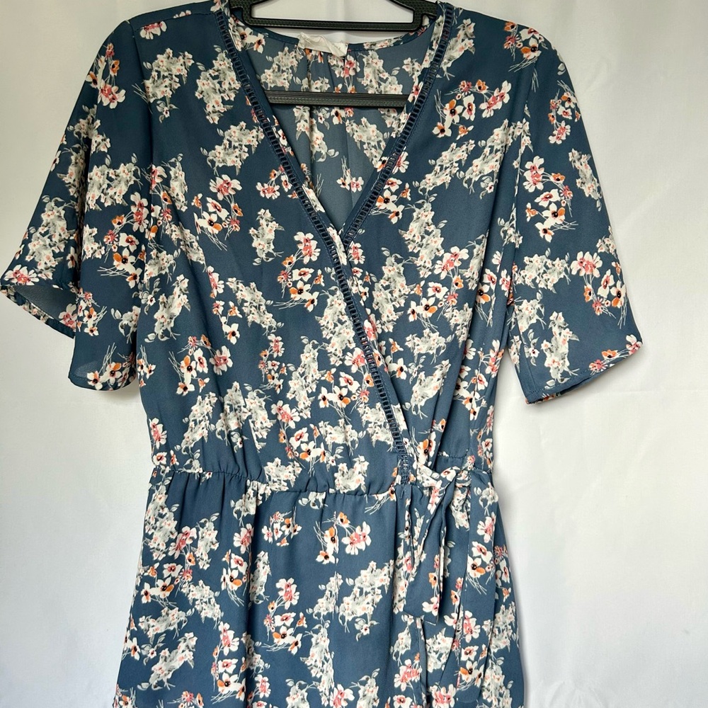 Sienna Sky Navy Floral Dress
